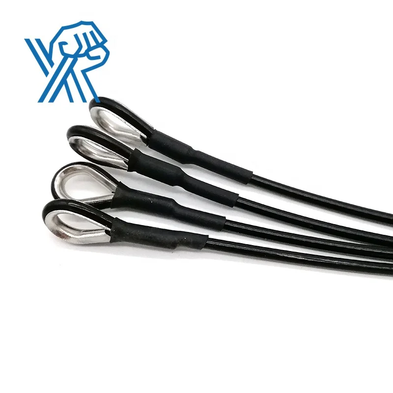 Fast delivery wire cable nylon coated steel wire rounded end security and safety wire