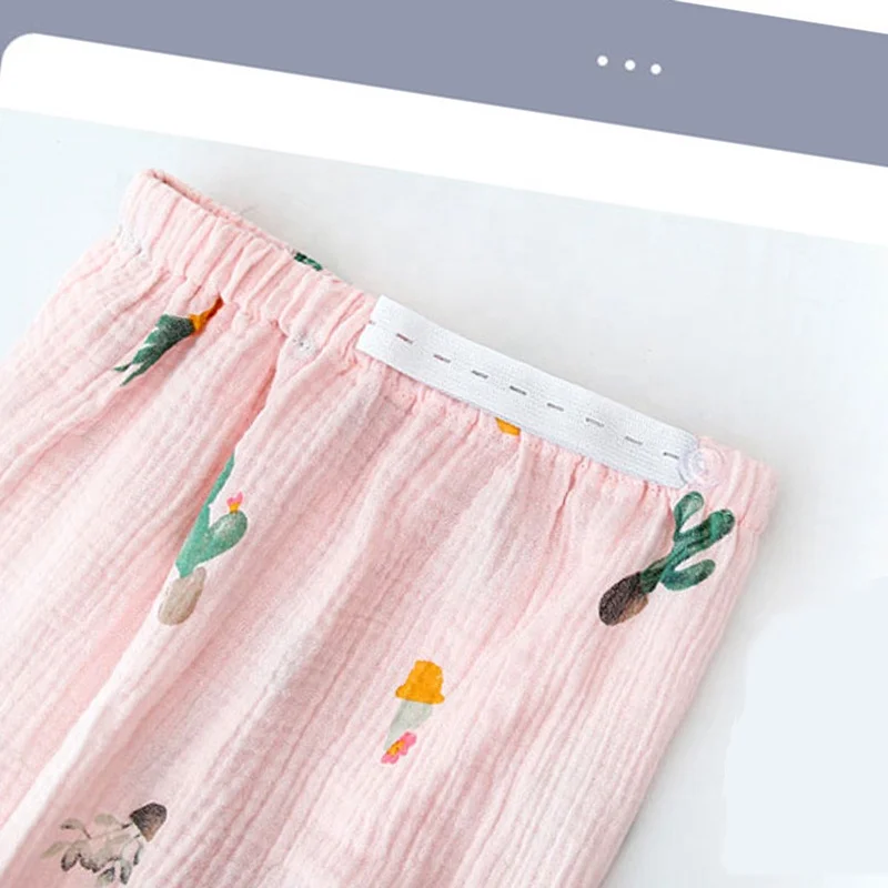 
Pregnant clothing women spring and autumn pure cotton gauze breathable postpartum clothing breastfeeding nightgown 