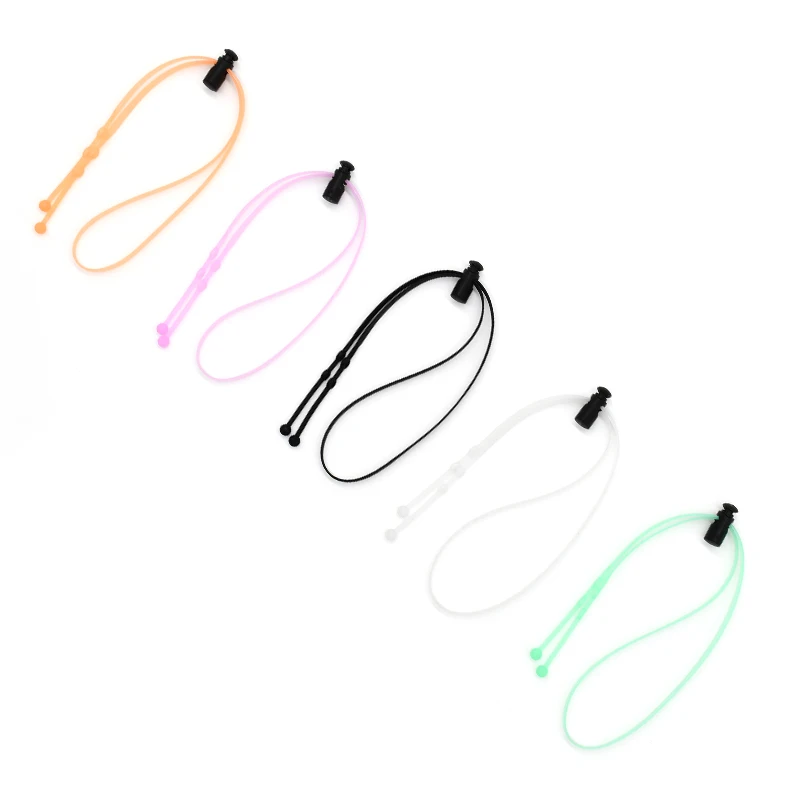 
High Quality Silicone Custom Anti-Lost Around Neck Earloop Face Masking Holder Strap Maskes Lanyard 