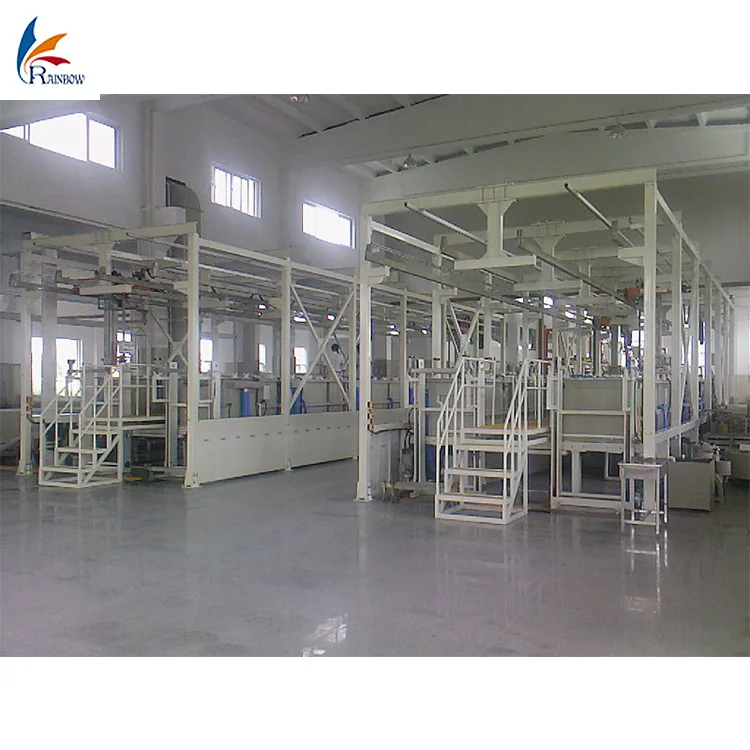 Full and semi automatic galvanized equipment line hot dip galvanizing plant
