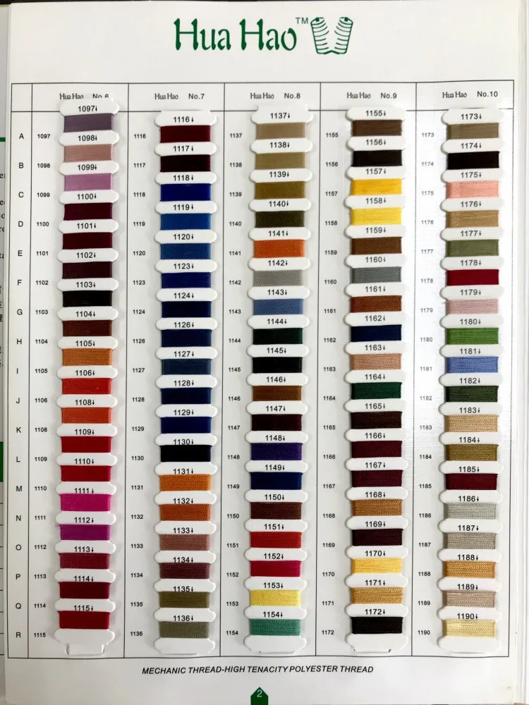 Factory Wholesale tex35 Rainbow Color Garment Thread For Youth Fashion