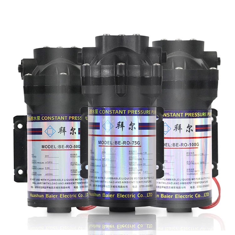 Эксклюзивный технический 24 В постоянного тока 50/75/100 г автоматический насос давления для Ro