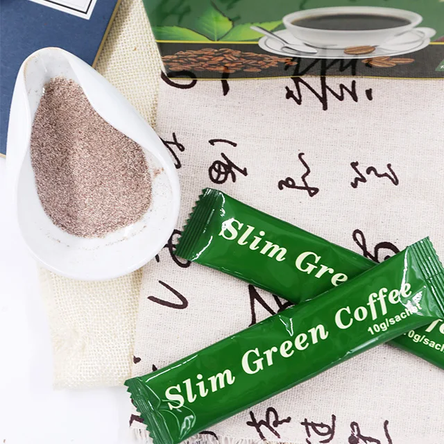 Efficiency weight loss coffee fat burning instant coffee Slim Green coffee for weight loss