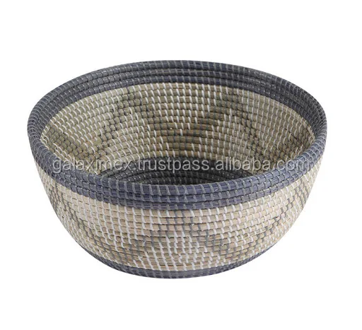 Wholesale Seagrass Basket for Foods, Vegetable, Toys Handmade wicker Basket for Gifts Wholesale in Vietnam