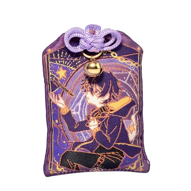 Japandi Maneki Neko oMaMori Amulets Lucky Charm Hanging Sachet Blessing Health Fortune Wealth Success oMaMori