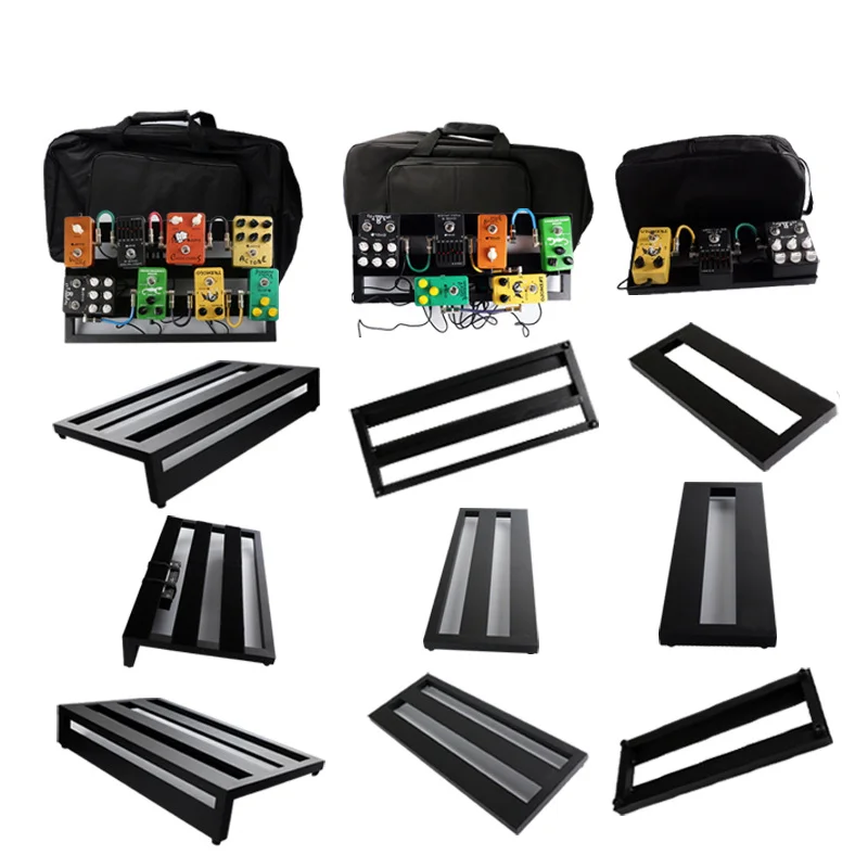 Панель педали для гитарных эффектов, плата из алюминиевого сплава для педалей эффектов, аксессуары для гитары