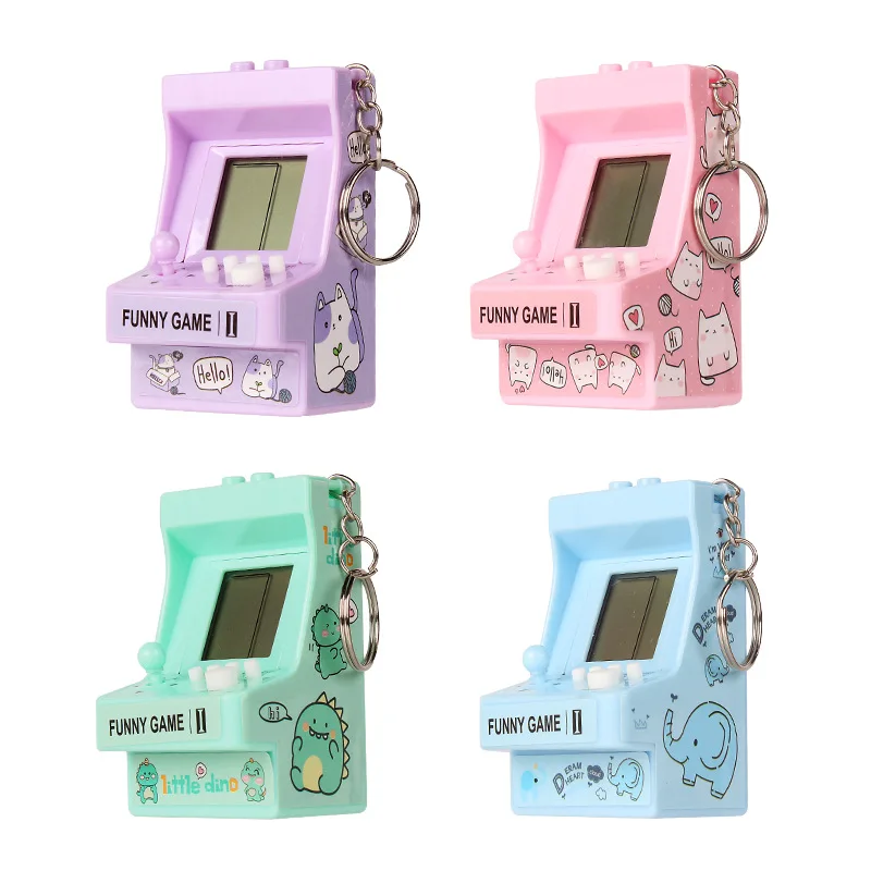 Unique Cute Handheld Retro Console Brick Game Kids Fidget Toys Puzzle Game