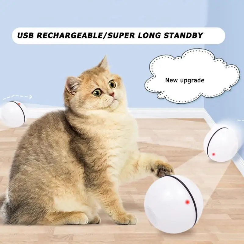 Drop Shipping Water proof Plastic Cat Interactive dog chewing LED Tumbler Wicked Ball Toy interactive toys