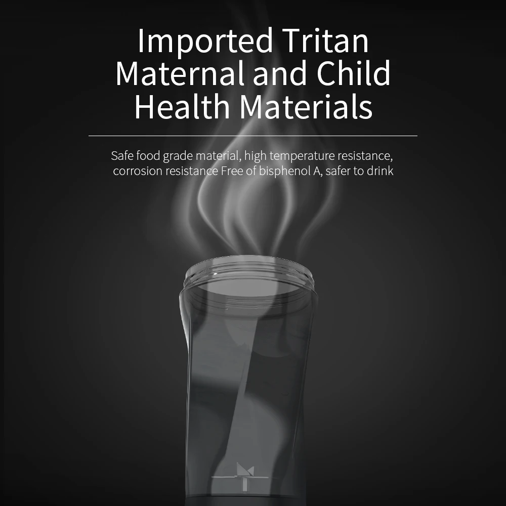 25oz Personal Blender for Shakes Smoothies BPA Free Leak proof Lid USB Rechargeable Fruit Juicer Mini portable blender