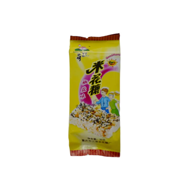 Hehua food crispy 30g nutritious spicy chinese snack rice cracker