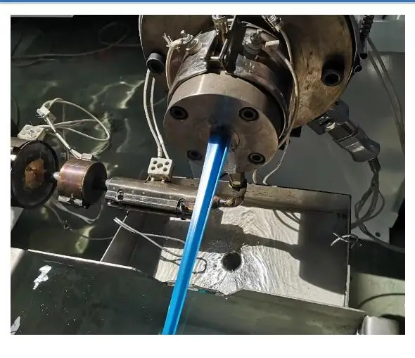 EVA Vacuum Cleaner Hose Spiral Pipe Corrugated Swimming Pool Tube Extruder Machine