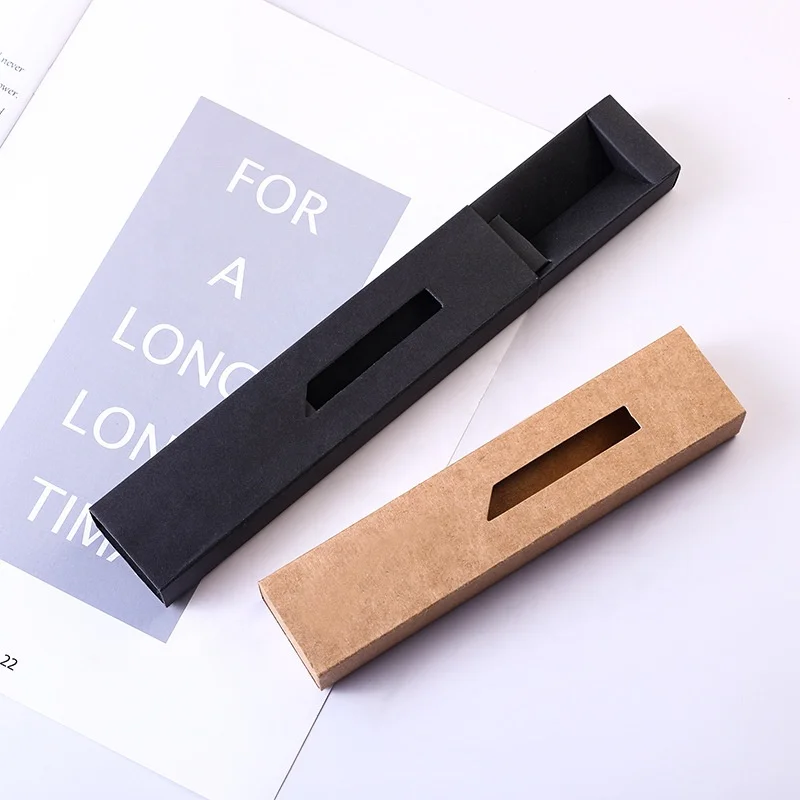 Оригинальная Складная недорогая упаковочная коробка из крафт-бумаги с одной ручкой оптом