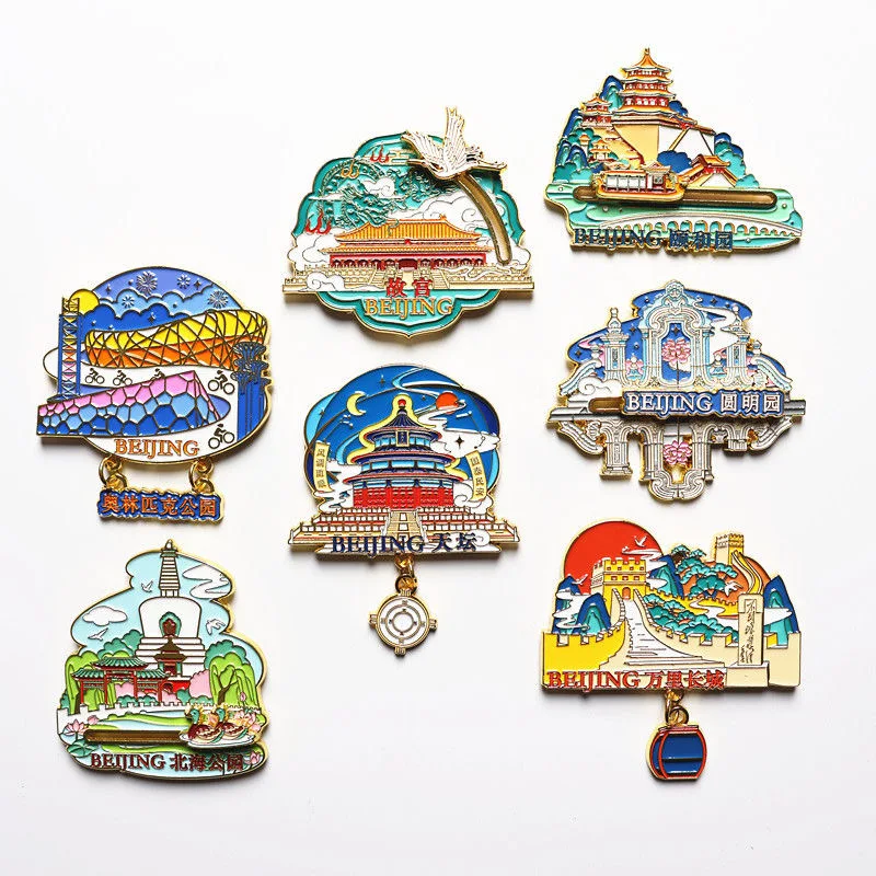 3D Country Resin Magnets Fridge Custom Printed Fridge Magnet Refrigerator Magnet