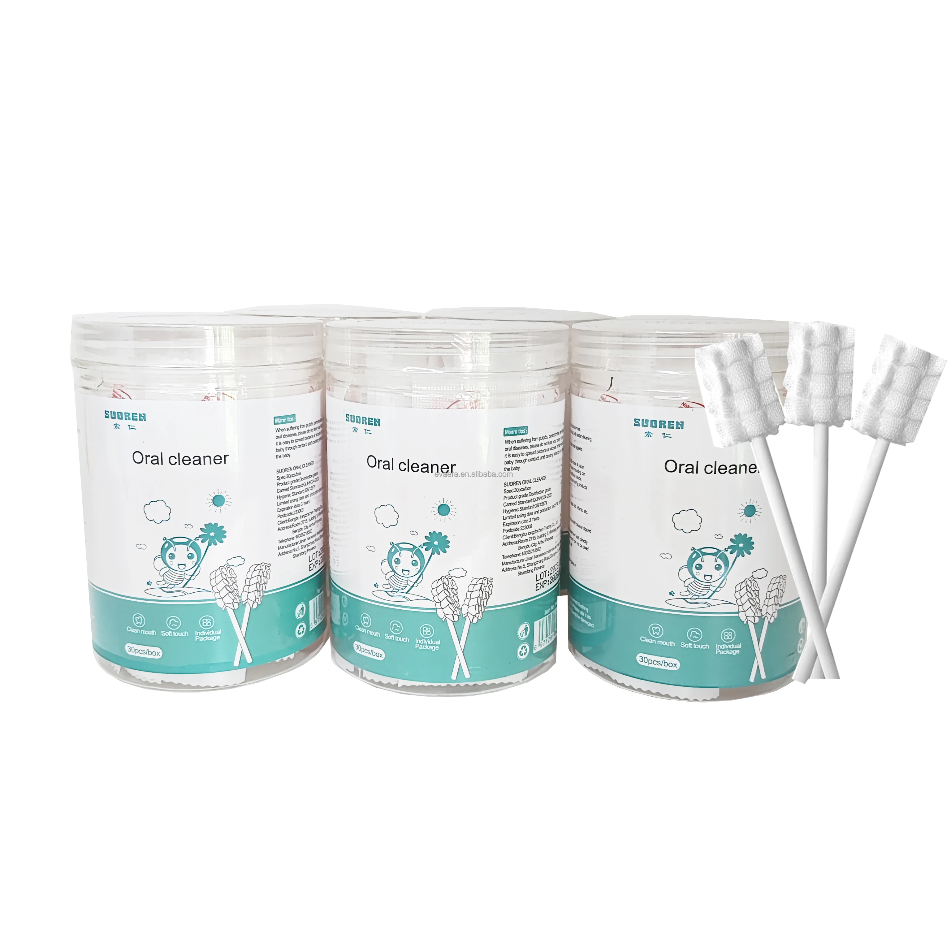 Baby Tongue Cleaner Disposable Infant Oral Cleaner Soft Gauze Baby Mouth Cleaner Newborn for Tooth Mouth Gum Dental Care