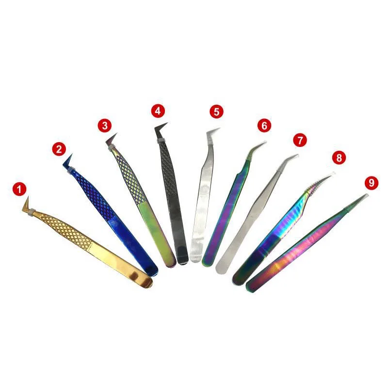 
Eyelash Extension Kit Stainless Steel Tweezers Eyelash Extensions Tools lash tools 