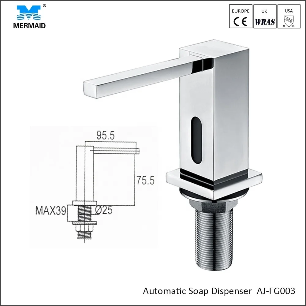 High-end luxury touch-free soap dispenser automatic liquid dispenser