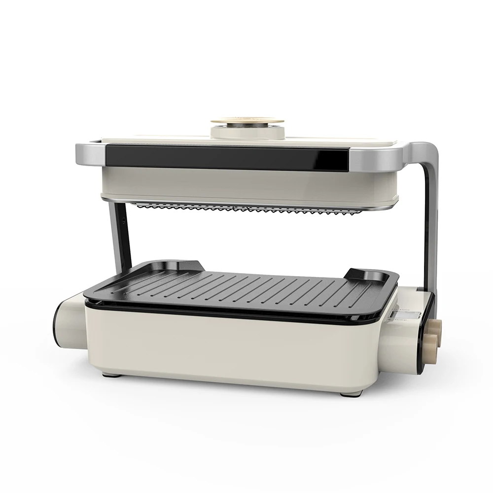 2024 New Arrivals Home Appliance Indoor Smokeless Korean Roaster Infrared Grills Machine Electric BBQ Grill for Home Use