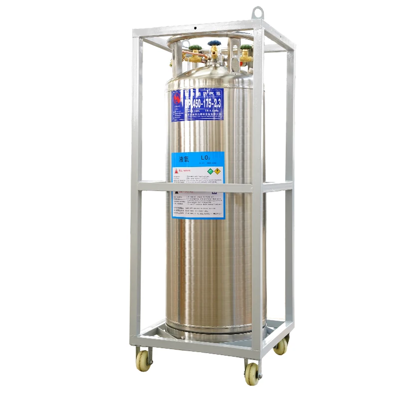 175L 195L 210L Large Capacity Cryogenic Liquid Co2 Storage Tank For Gas Cylinder Filling