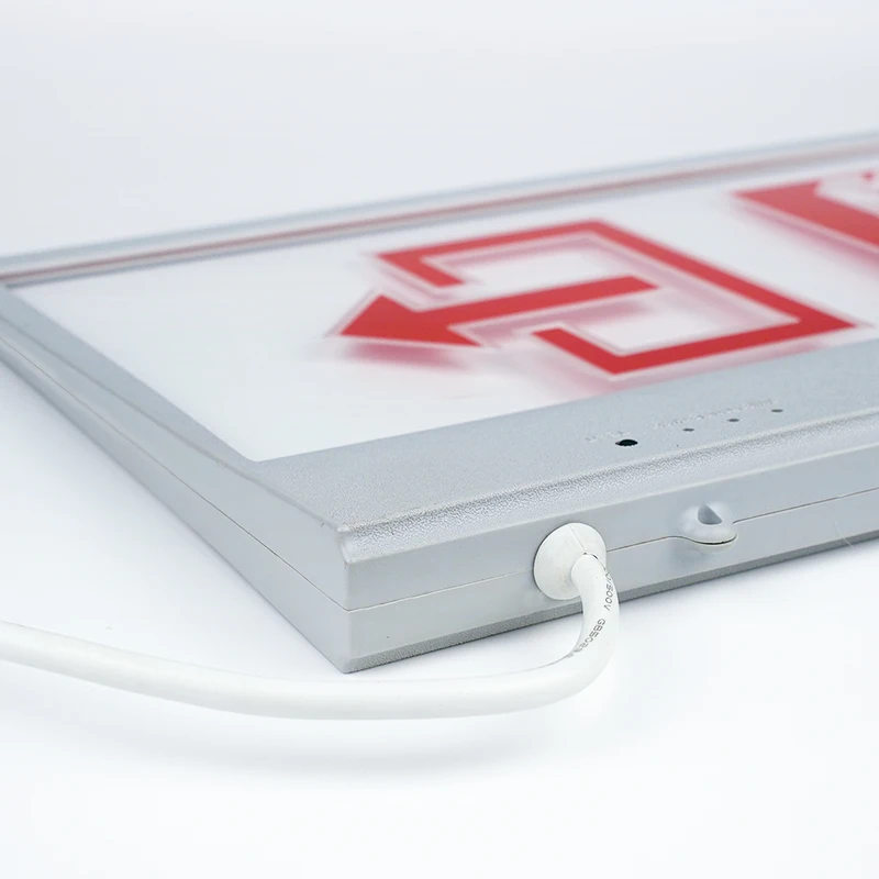 high quality salida led fire exit sign safety emergency lighting for Hang or attach to a wall