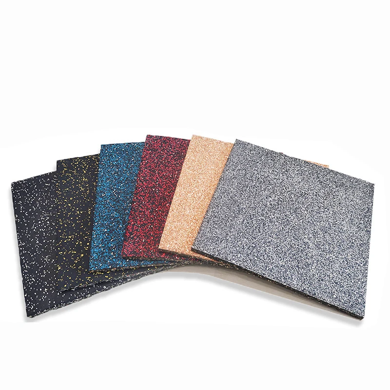 No Smell 10mm Thick Anti-Slip Gym Flooring Rubber Granules Tiles for Indoor Gym or Kindergarten Antishock Floor for Playground