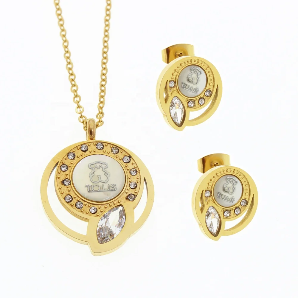 
Fashion Cute Jewelry Sets hollow animal Shaped pendant Necklace Stainless Steel Women jewelry 