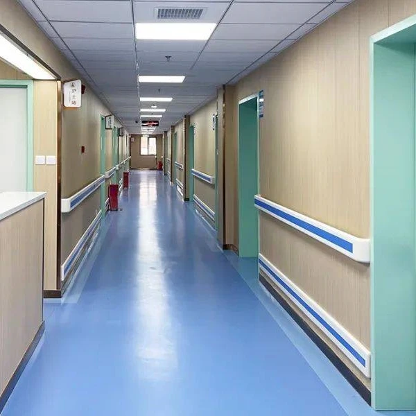 Manufacturer Cheapest Corridor Wall Mounted Handrail Aluminum pvc Antibacterial Handrail for hospital