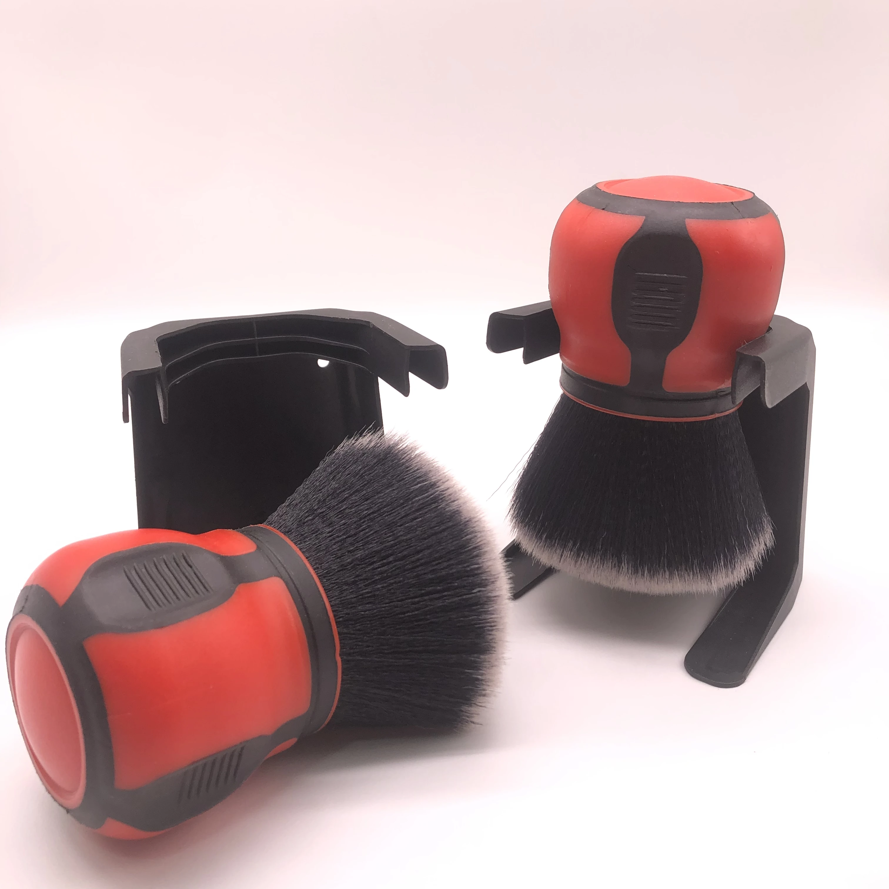 Interior Cleaning Dust Dry And Wet Dual Purpose Car Interior And Exterior Details Cleaning Brush Tpr Rubber Handle Easy To Use