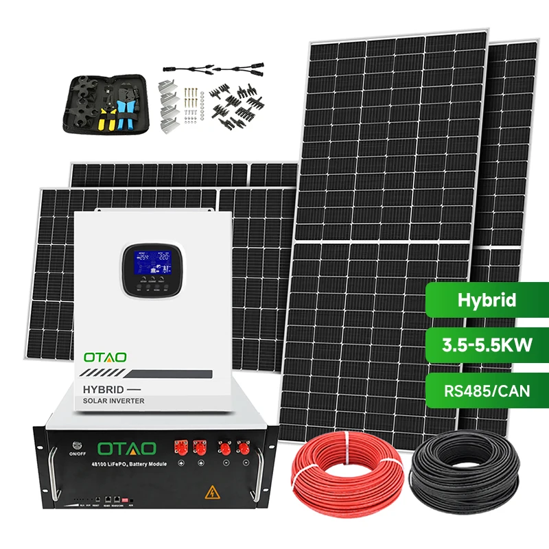 EU US Stock Off Grid Solar Inverter Parallel Function 48V 5.5kw Wechselrichter Fotovoltaico Invertor Onduleur Hybrid PV Inversor
