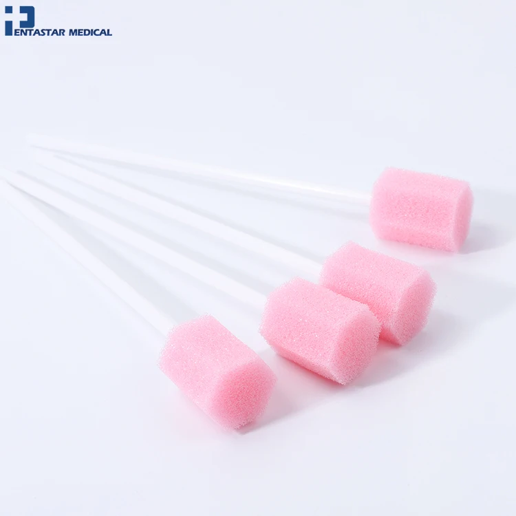 High Quality Oral Care Swabs for Mouth Cleaning  Disposable oral swab Medical oral sponge swab