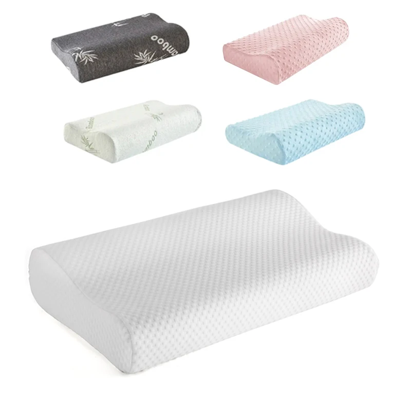 fast delivery almohadas de espuma viscoelastica para dormir neck pillow memory foam pillows for pain relief bed