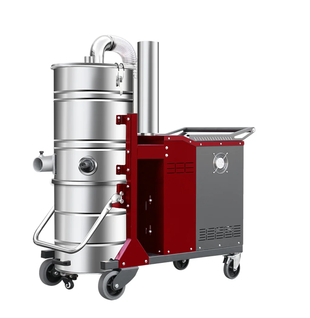100L high-power 380V industrial vacuum cleaner, dry and wet dual-purpose vacuum cleaner