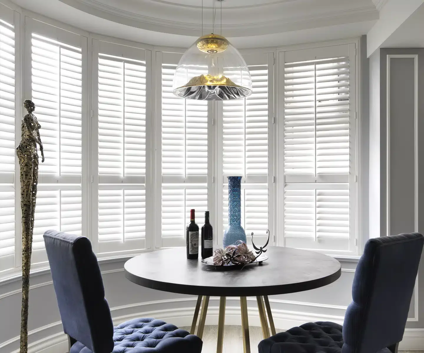 Modern Design Bay Window Roman Curtain Rod Hotel Decor Ceiling Aluminium Curtain Round Pole Hotel Windows