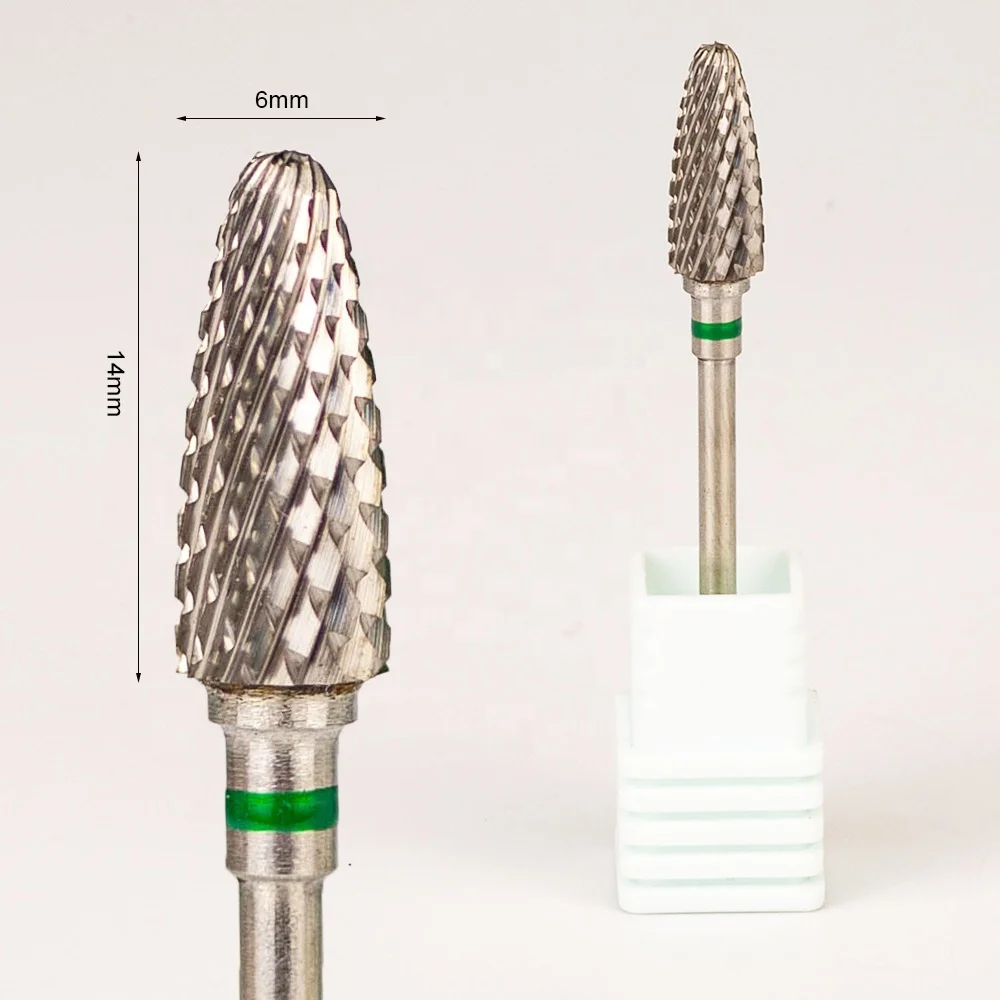 Sharp XF F M C XC Silver Safety Professional Corn Tungsten Carbide Nail Bits for Drill Machine Accessories