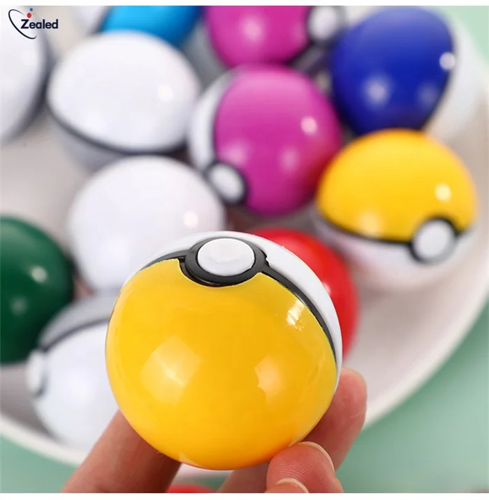 Zealed Factory High Quality  Pokeball 3.4 5 7cm for Pokeball Cartoon Pikachu Capsule Toy Poke mon Pokemoned Ball Blind Box Toy