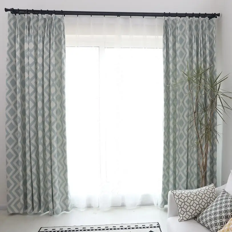 Luxury Customized window shapes pinch pleat curtins Bedroom orange blackout macrame curtain For the Living bed Room