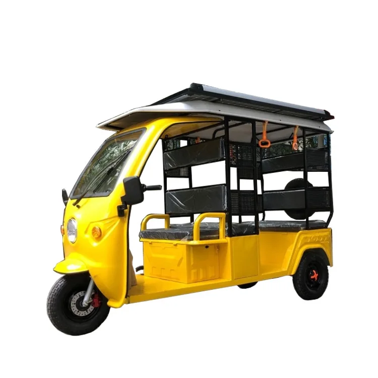 Новая модель трехколесного велосипеда bajaj с аккумулятором и пассажирским сиденьем