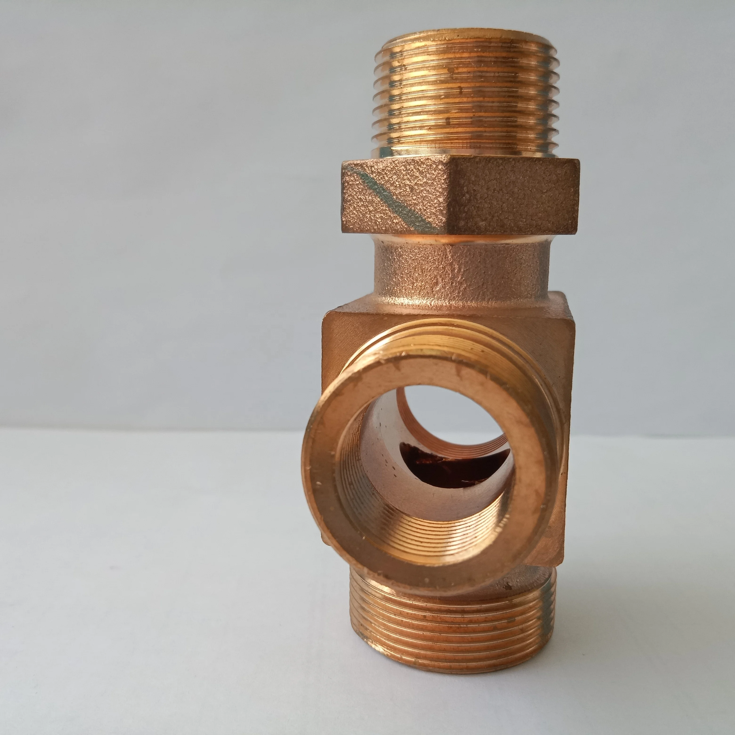Bronze Brass lost wax die cast CNC machined pump valve