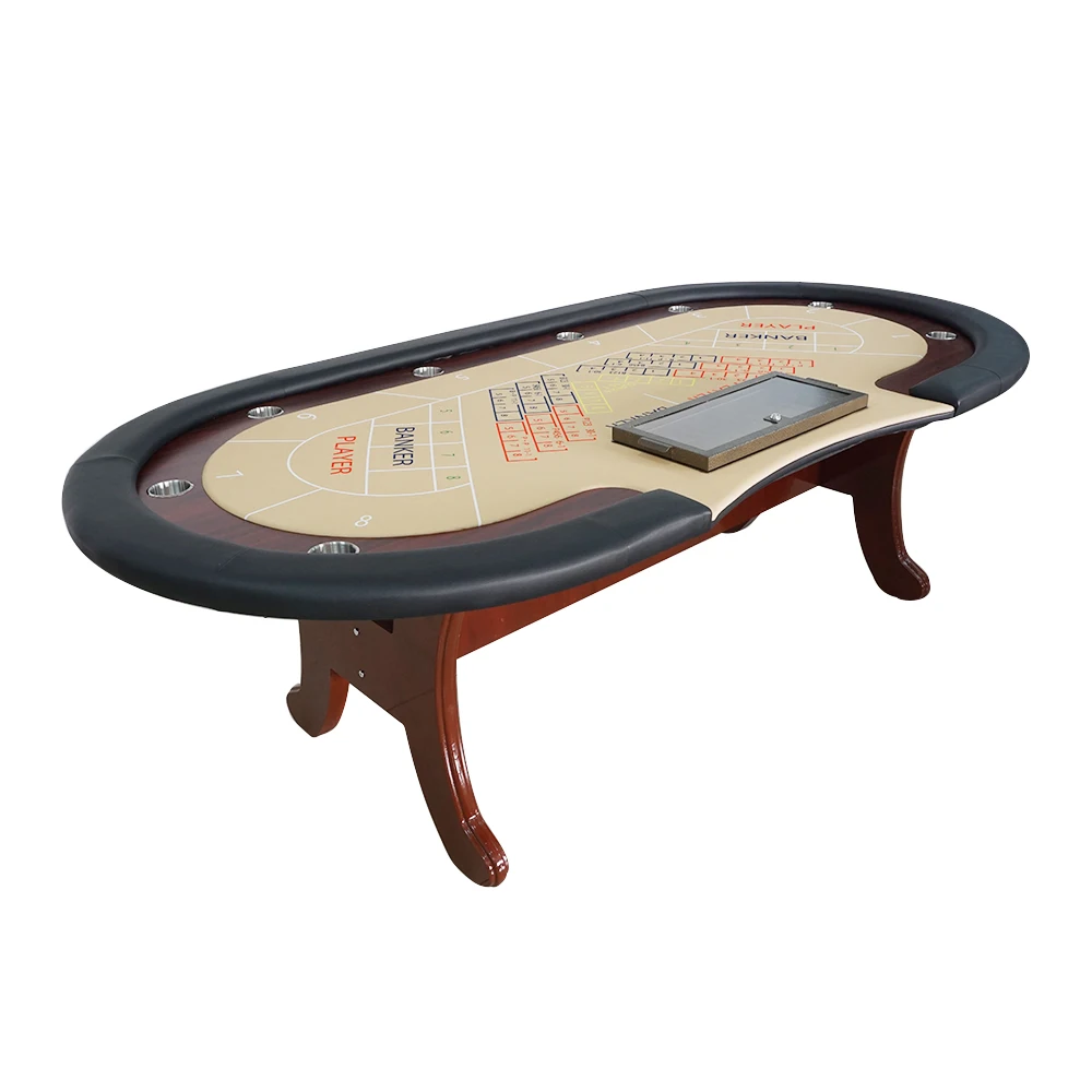 Профессиональные столы в покер-рум baccarat blackjack игровые покер-казино со светодиодными лампами