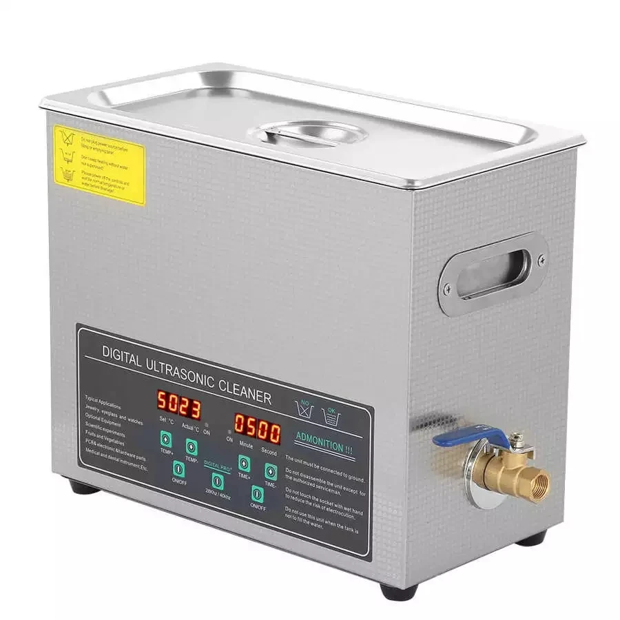 6L Digital Ultrasonic cleaner  ultrasonic washing machine injector cleaning machine