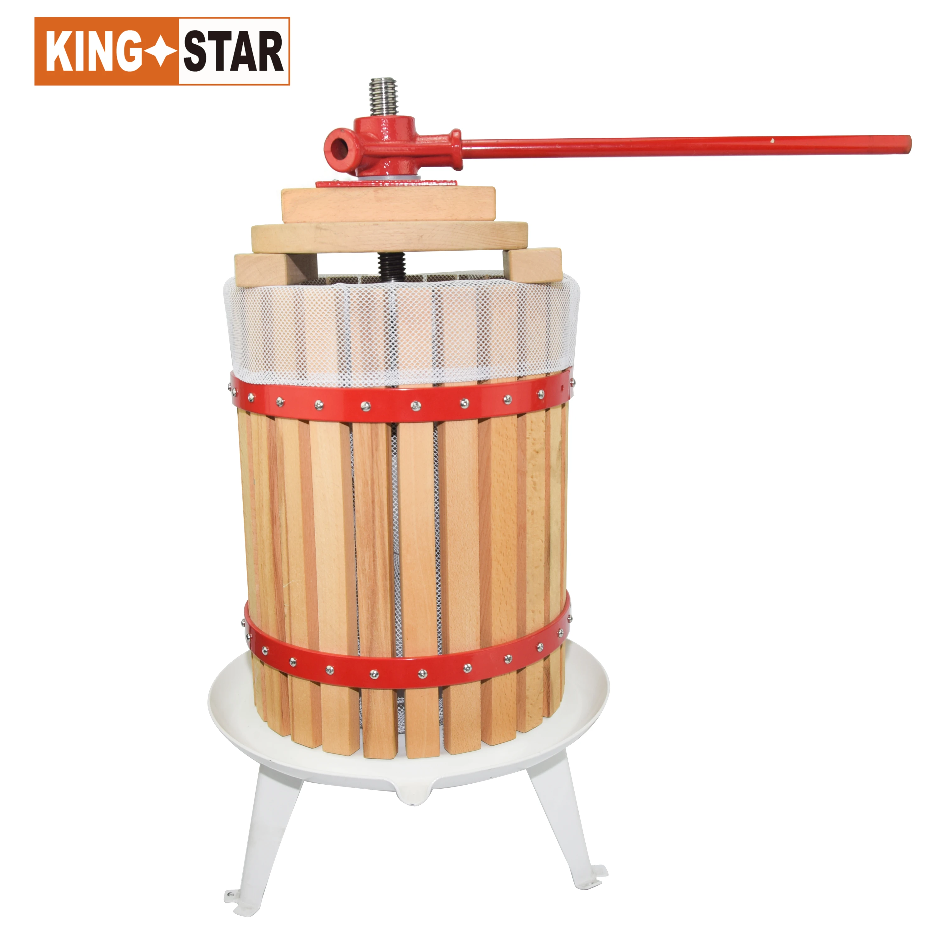 Professional Made Wooden Fruit Pressing Machine Grape apple Fruit Press
