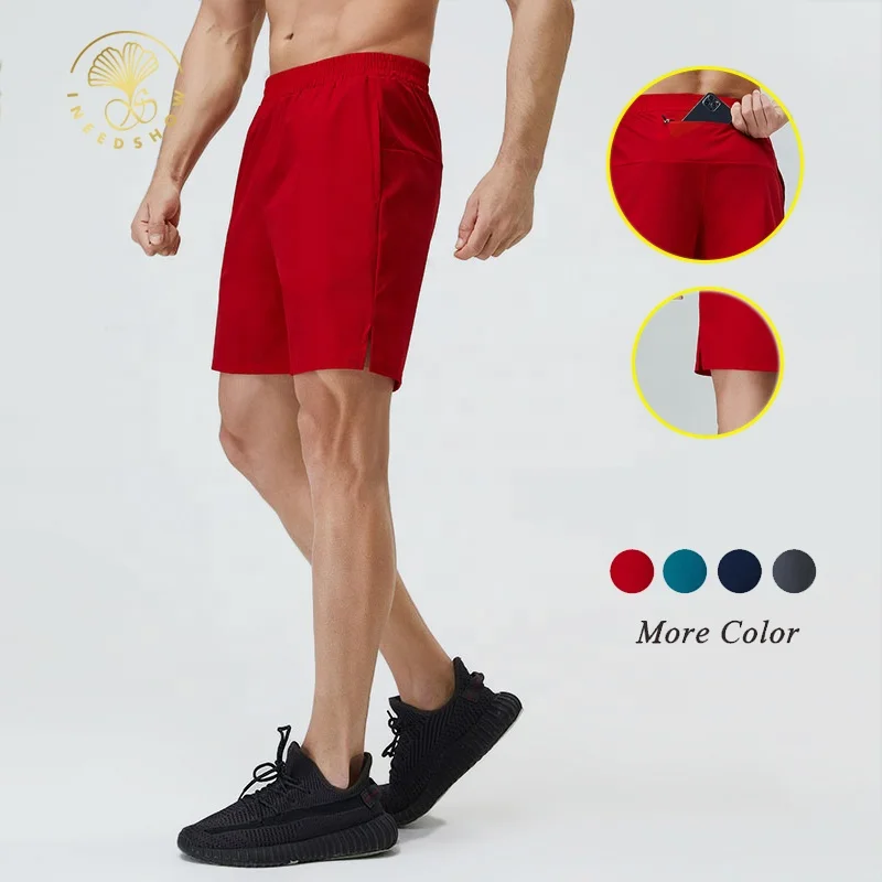 Fashion Mens Fitness Apparel Summer Shorts High Quality Men Athletic Sport Shorts Wholesale Zipper Design Pocket Men Gym Shorts