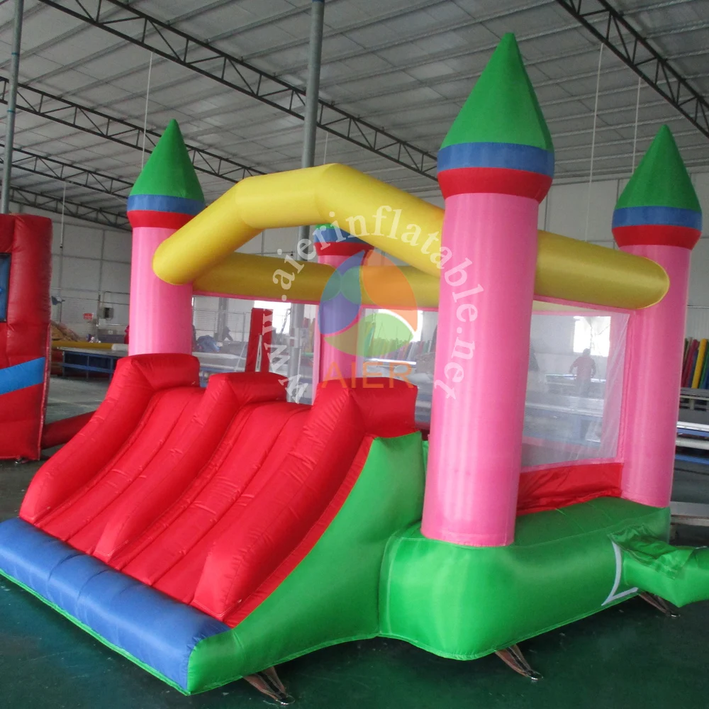Manufacturer Oxford Inflatable Slide Bouncing Castle Inflatable Trampoline Bouncer Inflatable Jumping Bouncer For Sale