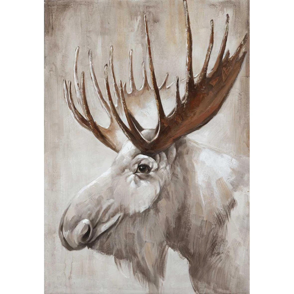 Kitchen Bedroom Office Decor Canvas Oil Painting 3d Printing Flowers Animal Painting Dog Horses Decorative Wall Painting For Sal