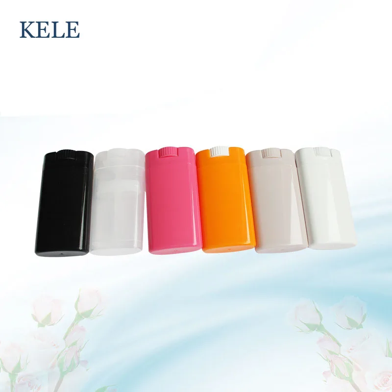 Custom empty 15ml deodorant stick container bottle tube packaging  friendly deodorant stick bottle