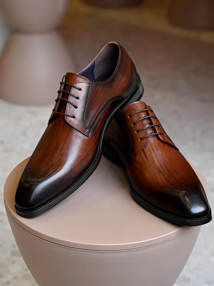 Mens Casual Lace-up Brogue Plaid PU Upper Shoes Men Formal Footwear Wedding Party Dress Oxford Business Office Shoes