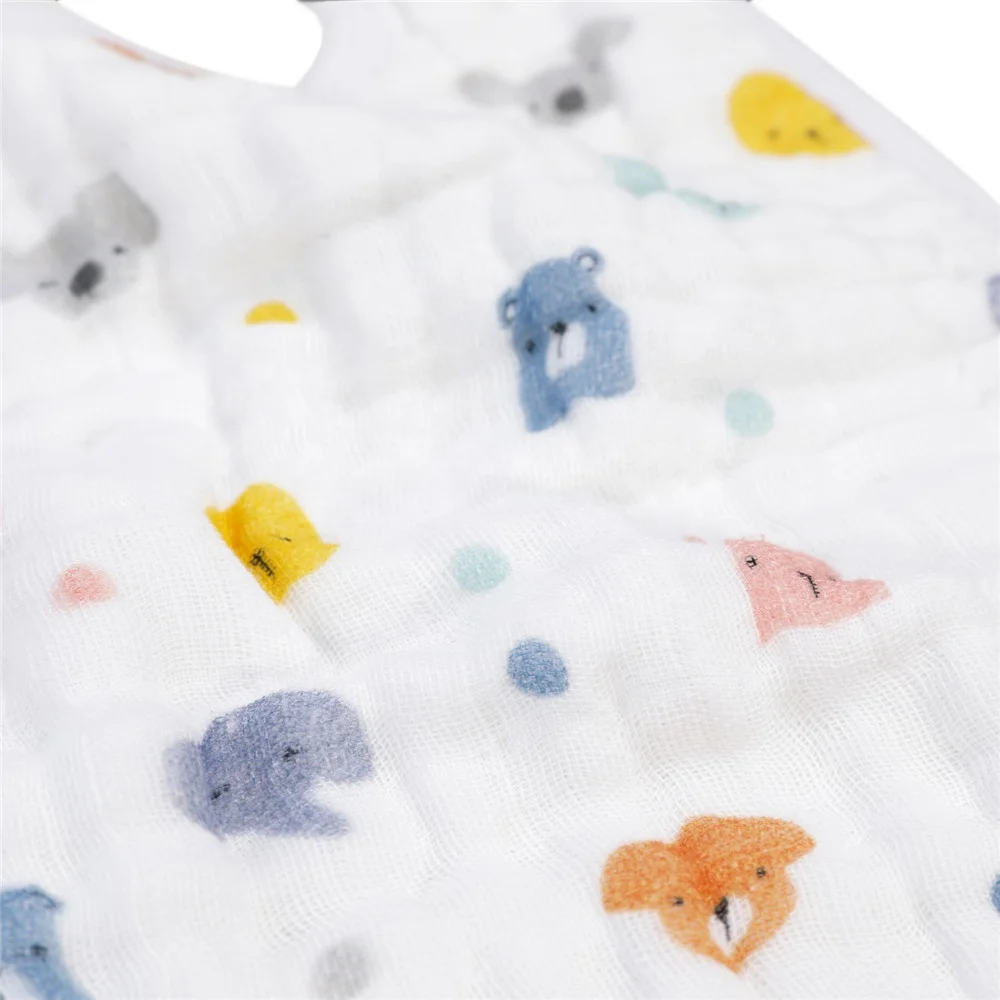 100% Muslin Cotton Bibs Baby Bandana Drool Bibs for Teething and Drooling Unisex Baby Bibs for Boys and Girls