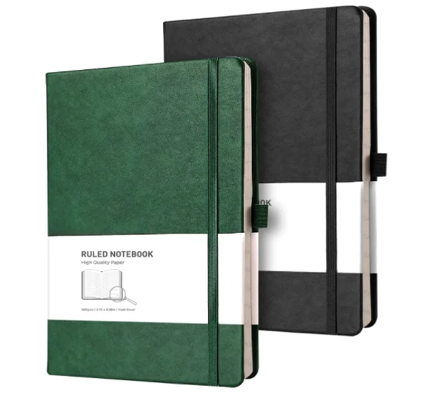 
Ruled Journal Notebook - Journals for Writing Business PU leather printing custom LOGO journal 