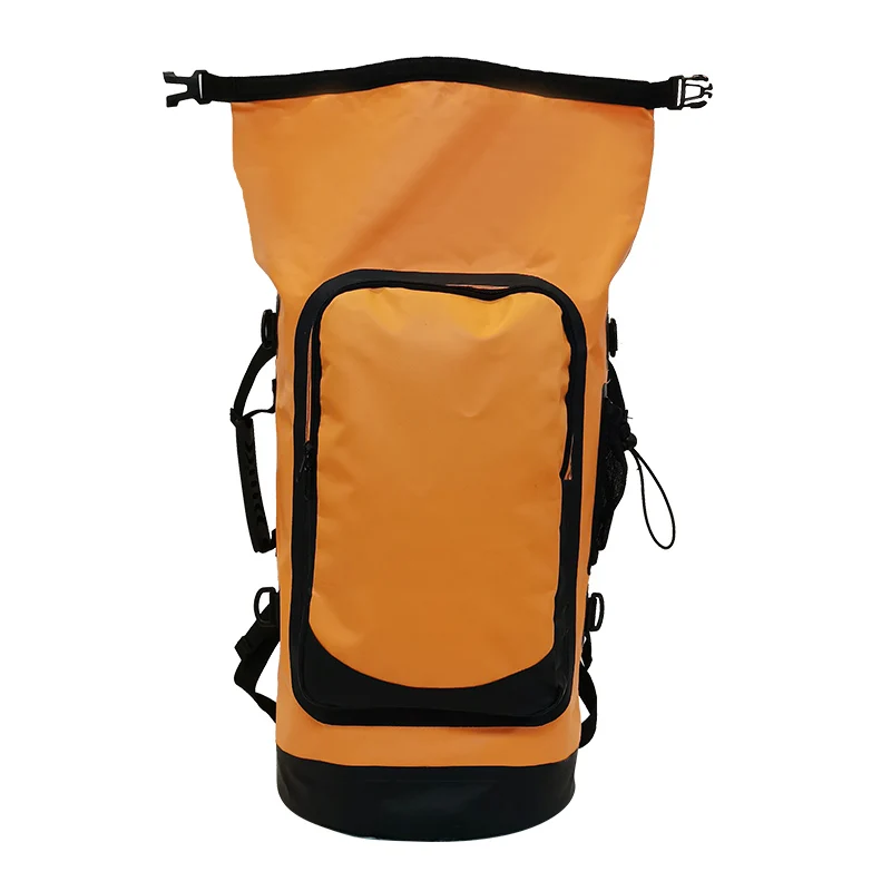 Factory Hot Sale 500D PVC Roll-Top Floating Waterproof Dry Bag Backpack for Hiking Travel Kayaking Waterproof backpack