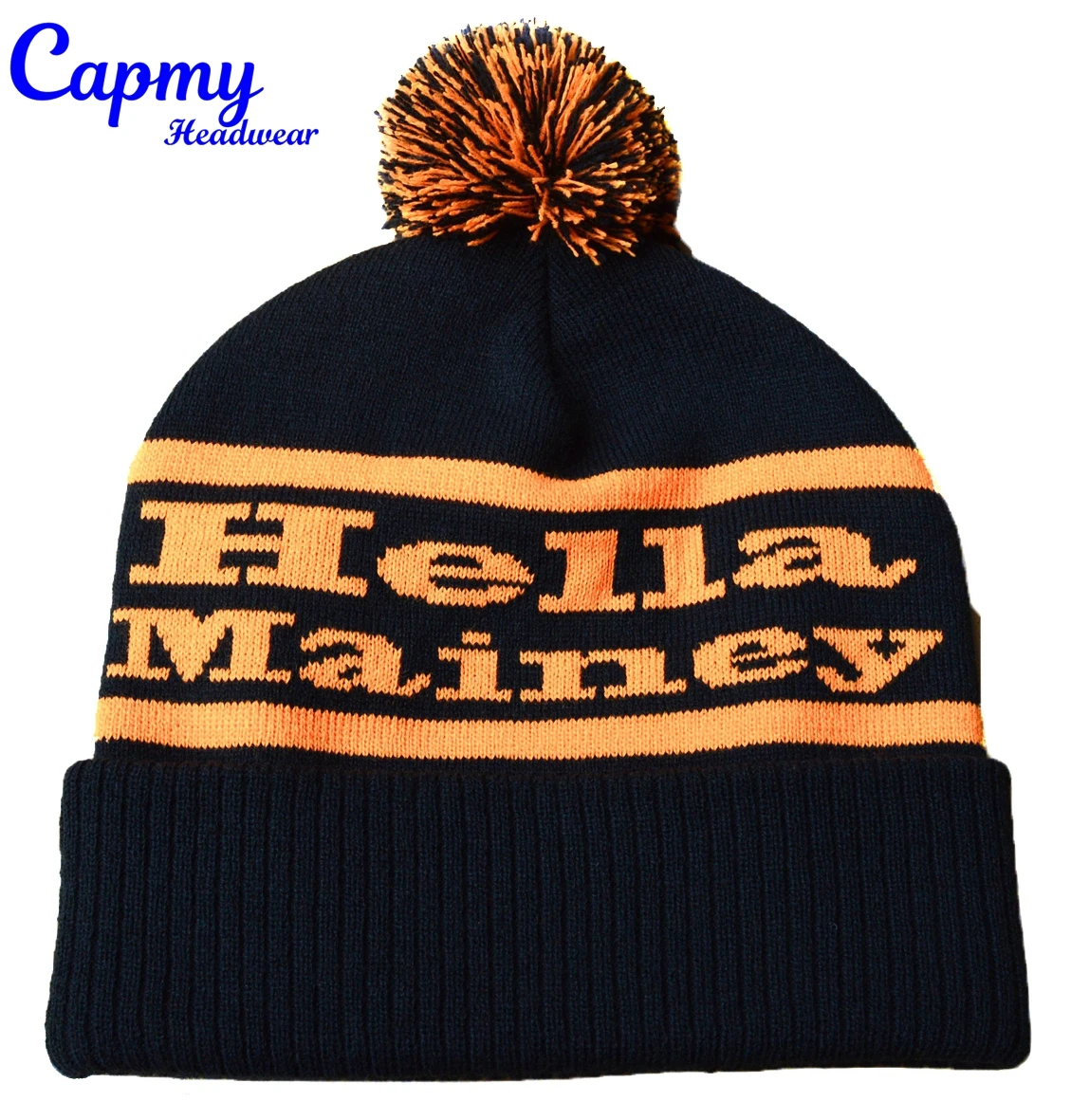 New design fashion jacquard logo hats wholesales Capmy Brand beanie hat, winter hats knitted beanie mens