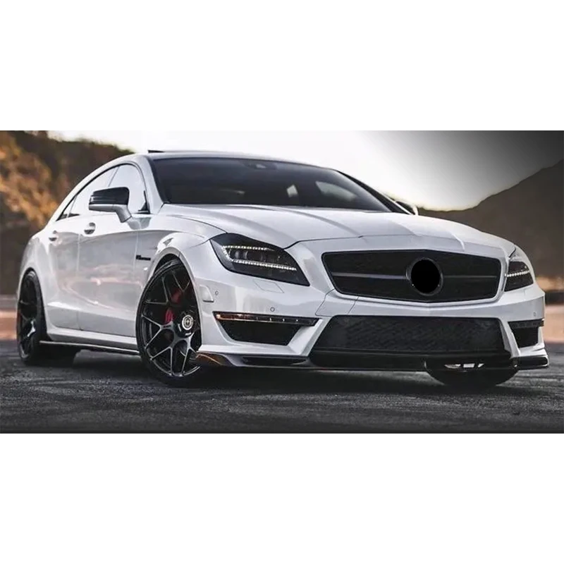 Upgrade Front Rear Bumper Body Kit For Mercedes-Benz CLS-Class C218 To CLS63 AMG 2011-2014